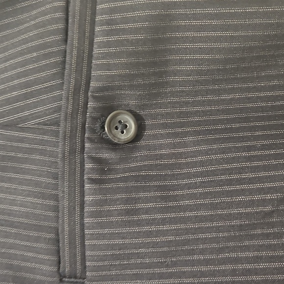 Black Pin Stripe Joseph & Feiss Men's Suit Wool Size 54 Reg / 52 Inch Waist - Picture 3 of 14